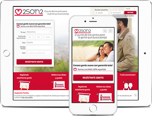 2son2: inscríbete en la mejor Web española y gratuita con chat para encontrar pareja entre miles de solteros. 2son2 es mejor que Meetic! 2son2: inscríbete en la mejor Web española y gratuita con chat para encontrar pareja entre miles de solteros. 2son2 es mejor que Meetic!